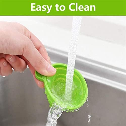Funnels Collapsible Funnel Set, Foldable Kitchen, Food Grade Silicone