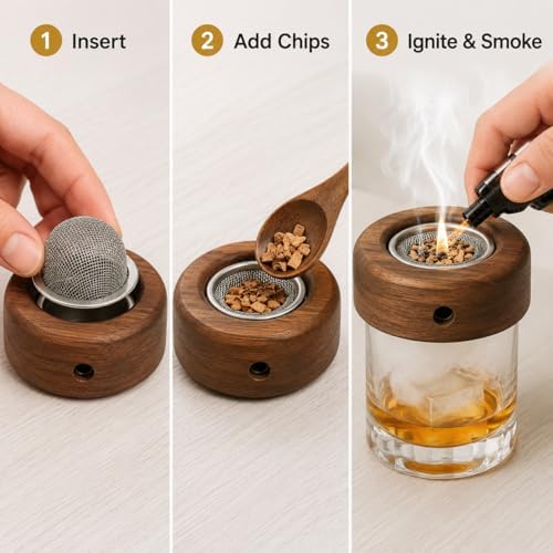 10 Pack Cocktail Smoker Screen Filters, Double-Layer Stainless Steel