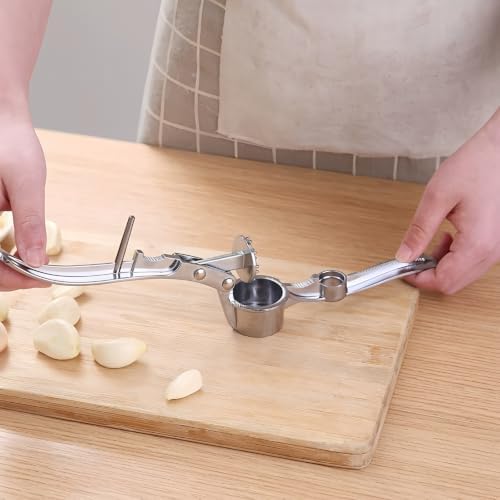 Manual Garlic Press, 5 Types, Alloy/Stainless Steel