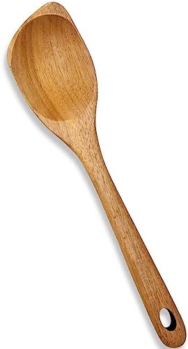 Wooden Spoons for Cooking Spatula Non Toxic Acacia Wood Kitchen