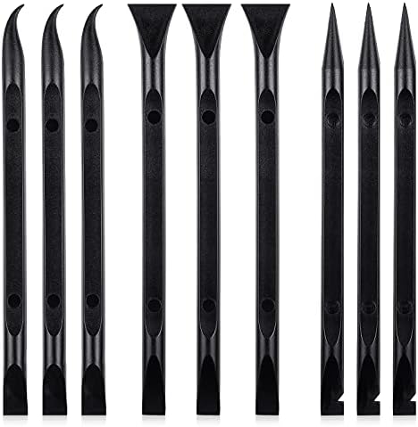 Honoson Cleaning Scraper Picks, 9 Pcs, Black
