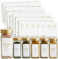 Talented Kitchen 140 Pack Minimalist Spice Jar Labels - Preprinted