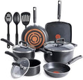 T-Fal Signature Nonstick Pots and Pans Set 12 Piece, Oven Broiler Safe
