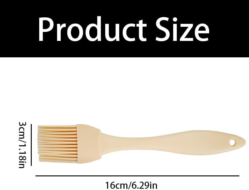 6 Pcs Silicone Basting Brush - Pastry Brushes for Cooking, Baking, BBQ