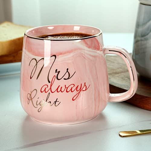 Mr and Mrs Coffee Mugs Gifts Set, Engagement Wedding Gifts for Couples