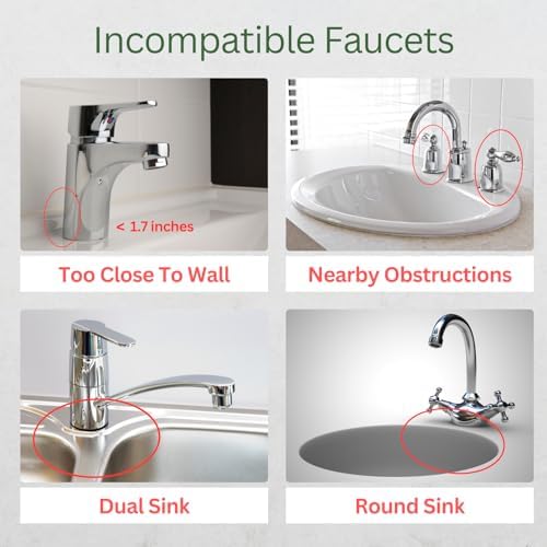 Kitchen Sink Splash Guard, Black 5° Sloped, Silicone Draining Mat for