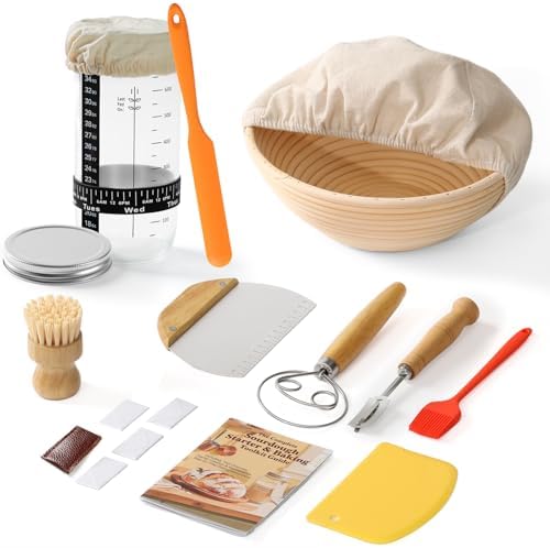 Complete Bread Proofing Basket Kit | All-in-One Set with Banneton