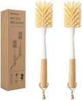 2-Pack 11.4 Inch Bamboo Bottle Brushes