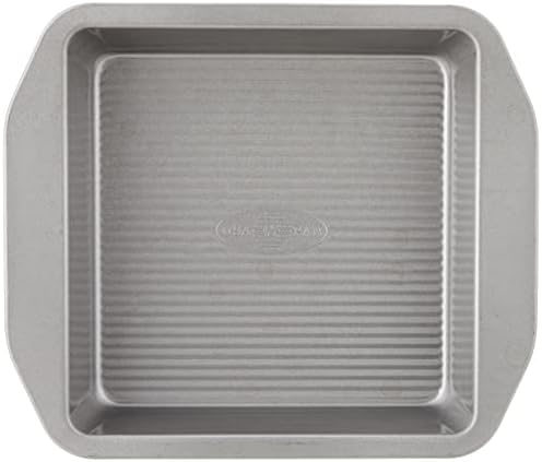 USA Pan 1120BW-3-ABC-1 American Bakeware Classics 8-Inch Square Cake
