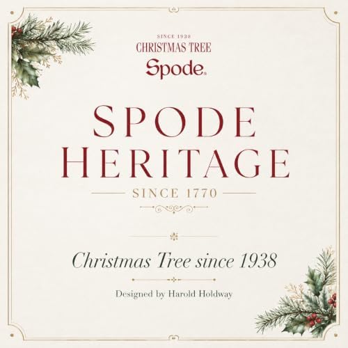 Spode Christmas Tree Glass Pitcher with Handle, 96 Oz - Beverage