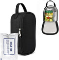 insulated Salad Jar Bag with Ice Pack for 32 oz Mason Jars