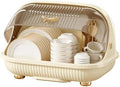 Dish Drying Rack Space Saving with Handle Drip Tray
