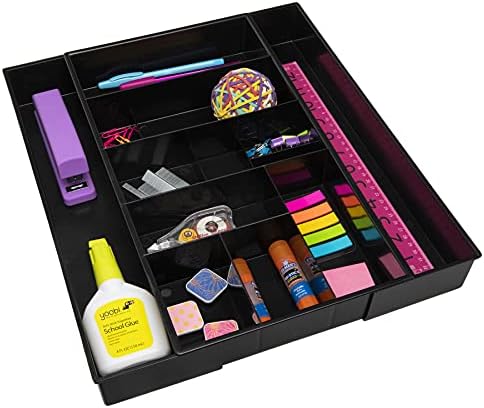 Dial Industries Expandable Office Drawer Desk Organizer Storage Tray