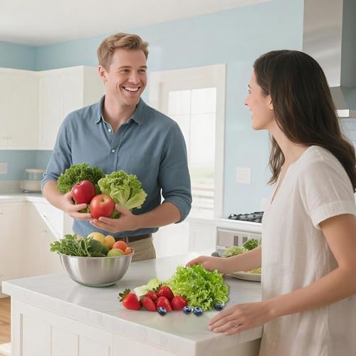 5.3Qt Stainless Steel Salad Spinner, Salad Spinner Stainless Steel
