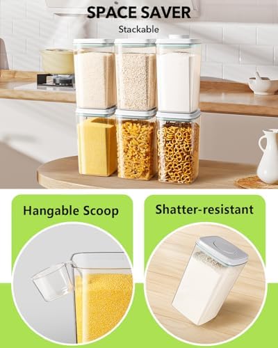 Ankou Airtight Food Storage Container with Pop Lid & 130ml Scoop