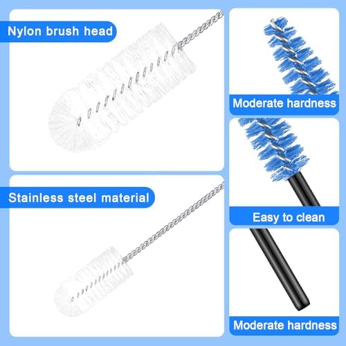 37 Pcs Hummingbird Feeder Cleaning Brush, 3 Size, White