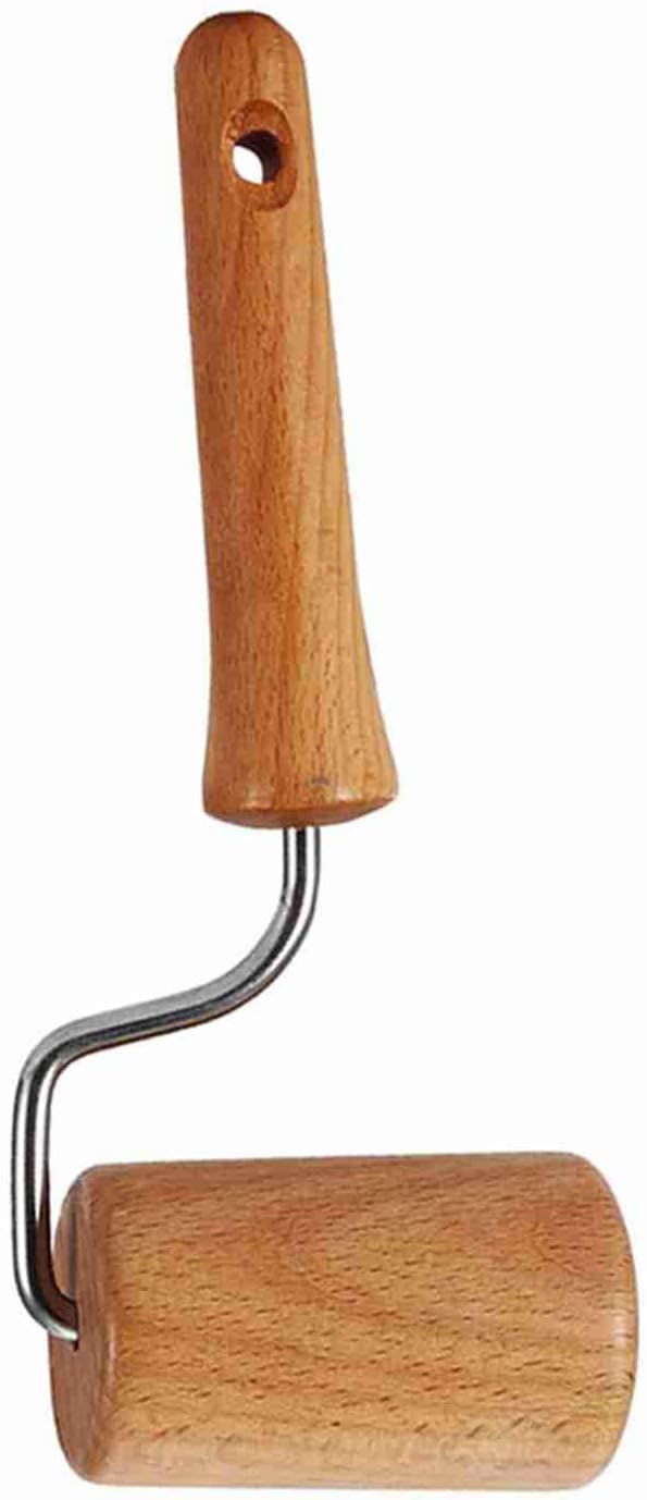 Small Rolling Pin, Pizza Dough Roller, Non Stick Wood Pastry Roller, Kitchen - Image 2
