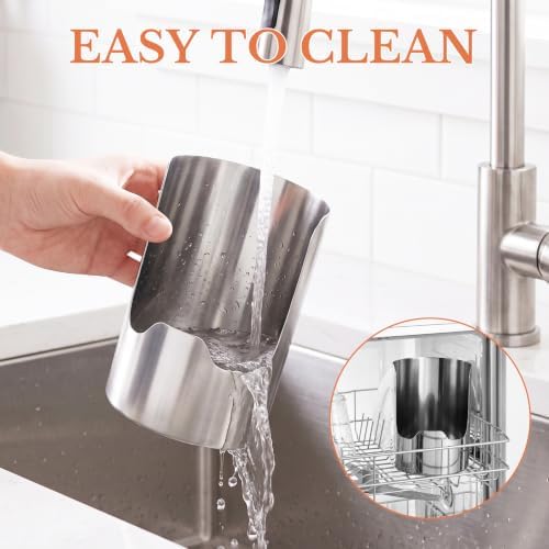 Pot Lid Holder & Spoons Rest, Multi-in-1 Kitchen Utensil Holder