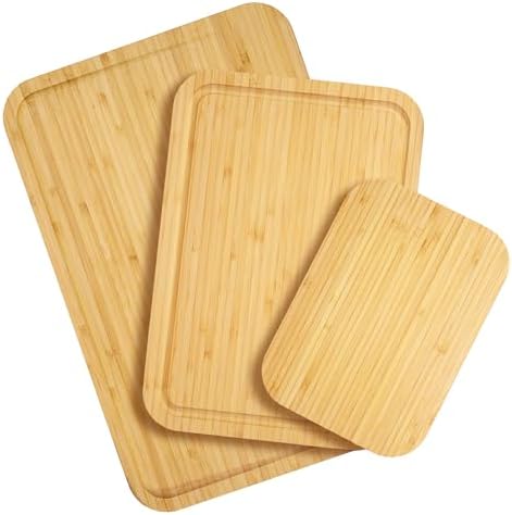 Totally Bamboo 3-Piece Bamboo Cutting Board Set – Cutting Boards for