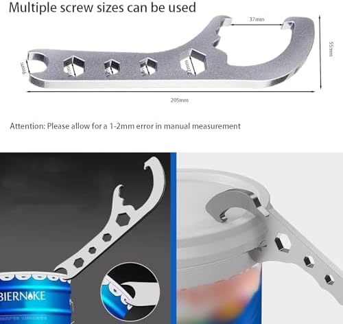 5 Gallon Bucket Opener, 2PCS Metal Lid Opener Tool for Paint Buckets