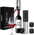 Wine Gifts-Electric Wine Opener and Aerator Set-Wine Dispenser Battery