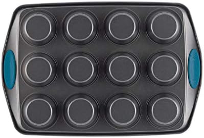 Rachael Ray Yum -o! Nonstick Bakeware 12-Cup Muffin Tin With Grips