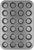 Fockety 24 Cup Muffin Pan, Nonstick Cupcake Pan Carbon Steel Muffin