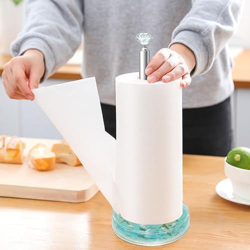 FONMY Acrylic Paper Towel Holder, Blue