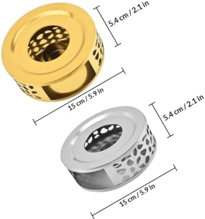 Teapot Warmer Pcs Stainless Steel with Hollow Design