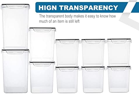 VERONES Large Tall Airtight Food Storage Containers, 10 Pack
