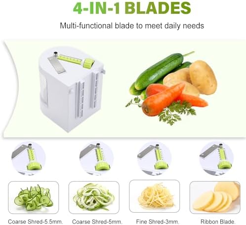 4-in-1 Vegetable Spiralizer Slicer
