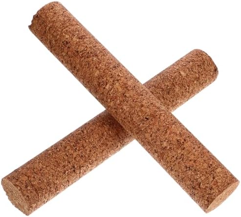 2pcs Cork Bottle Stoppers for Wine Bottles, Glass Plug Set