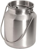Lindy's Stainless Steel Seamless 1-Gallon Milk Jug, Milk Can, Milk