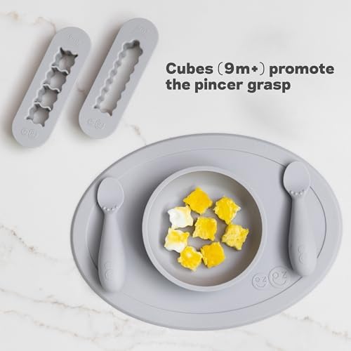 ezpz Baby-Led Weaning Food Cutters, 2 Pack, Sage