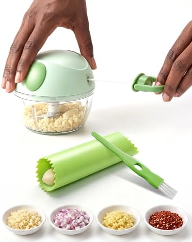 Manual Food Chopper - Hand Pull String Vegetable Dicer