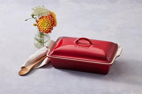 Le Creuset Stoneware Covered Rectangular Casserole, 12 x 9 Inch