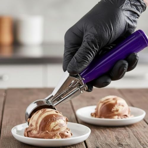 Soro Essentials- 3.75 oz Stainless Steel Disher #10 with Purple
