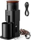 SHARDOR Single-Dose Coffee Grinder, 80 Settings, Black