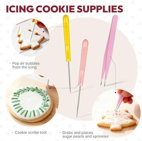 YGDZ Cookie Decorating Kit with Icing Bottles