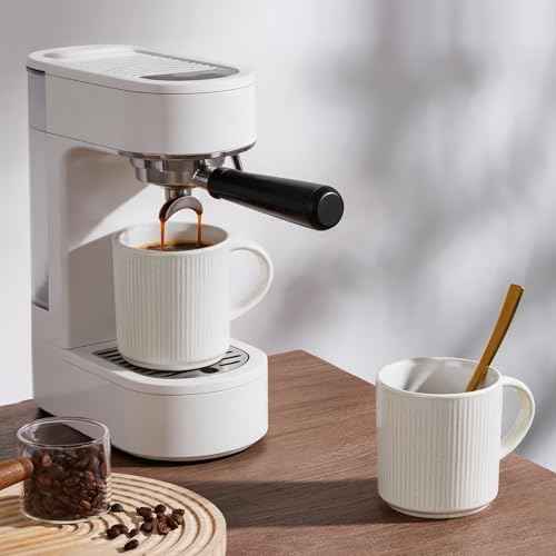 E-far Coffee Mugs Set of 4, 12 oz Stoneware Coffee Cups with Handle