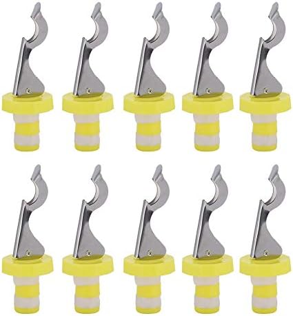 Vacuum Sealed Wine Stoppers - 10PCS Universal Manual Press Bottle