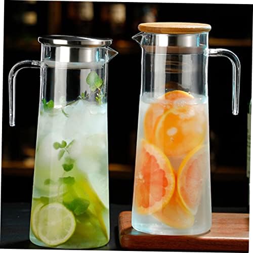 Acrylic Beverage Pitcher 1.2l with Lid, Water Jug