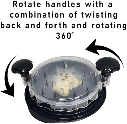Pro 3-Layer Chicken Shredder Tool, Black