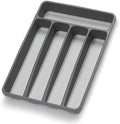 Loyareal Silverware Organizer, 5 Compartments, Black