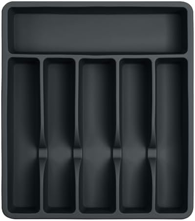 Pantrymade Silicone Silverware Drawer Organizer – Non-Slip Utensil