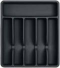 Pantrymade Silicone Silverware Drawer Organizer – Non-Slip Utensil
