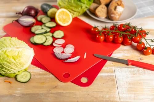 Kuhn Rikon Chopping Boards Set of 2 Red