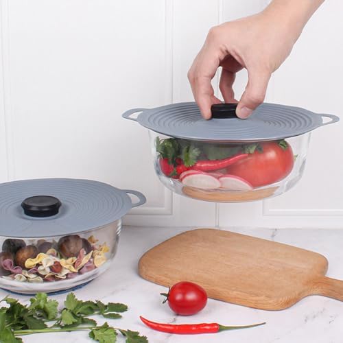 Silicone Universal Lid for Pots and Bowls, 12.6 x 11 Inches