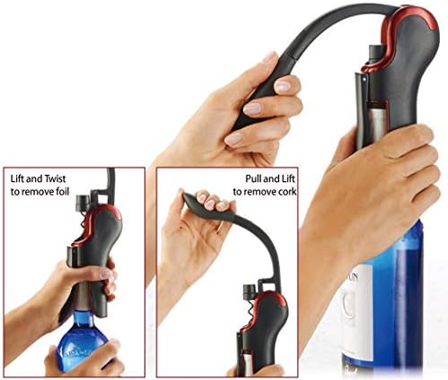 KEISSCO Wine Opener Compact Vertical Corkscrew Wine Bottle Opener with