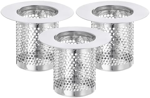 uxcell Shower Drain Strainer, 2 Pack, 2" x 2.5"